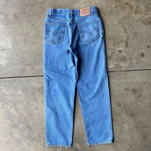 Vintage 505 y2k 2001 Levi’s denim jeans relaxed straight fit red tab 34/32